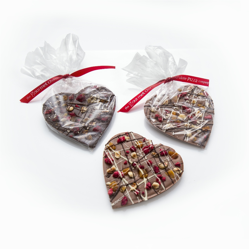 Our Fruit & Nut Chocolate Hearts are a beautiful token for gift for the one you love
